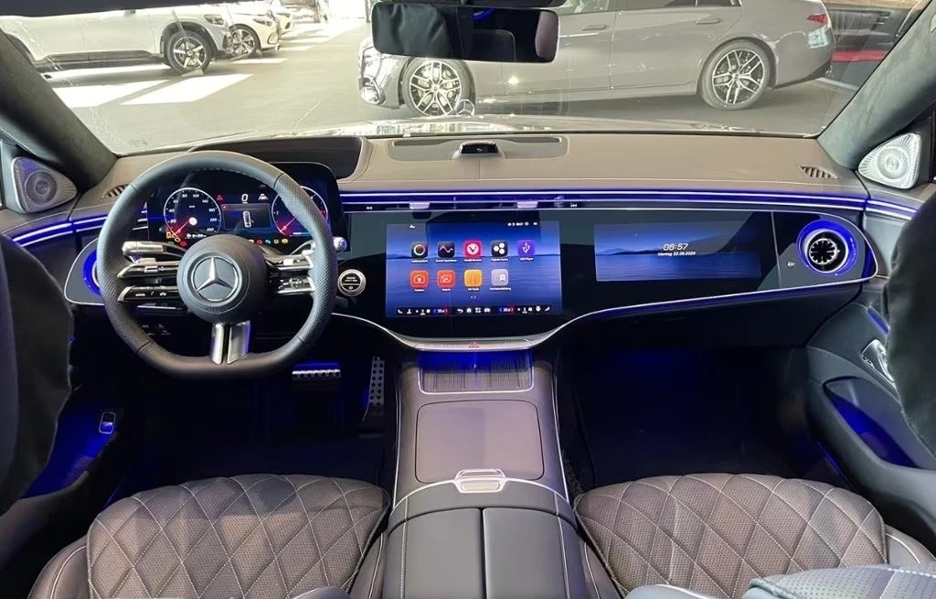 Mercedes-Benz S 450 D FACELIFT LONG 4M AMG-PLUS SUPERSCREEN BURMES TV , снимка 6 - Автомобили и джипове - 55060391