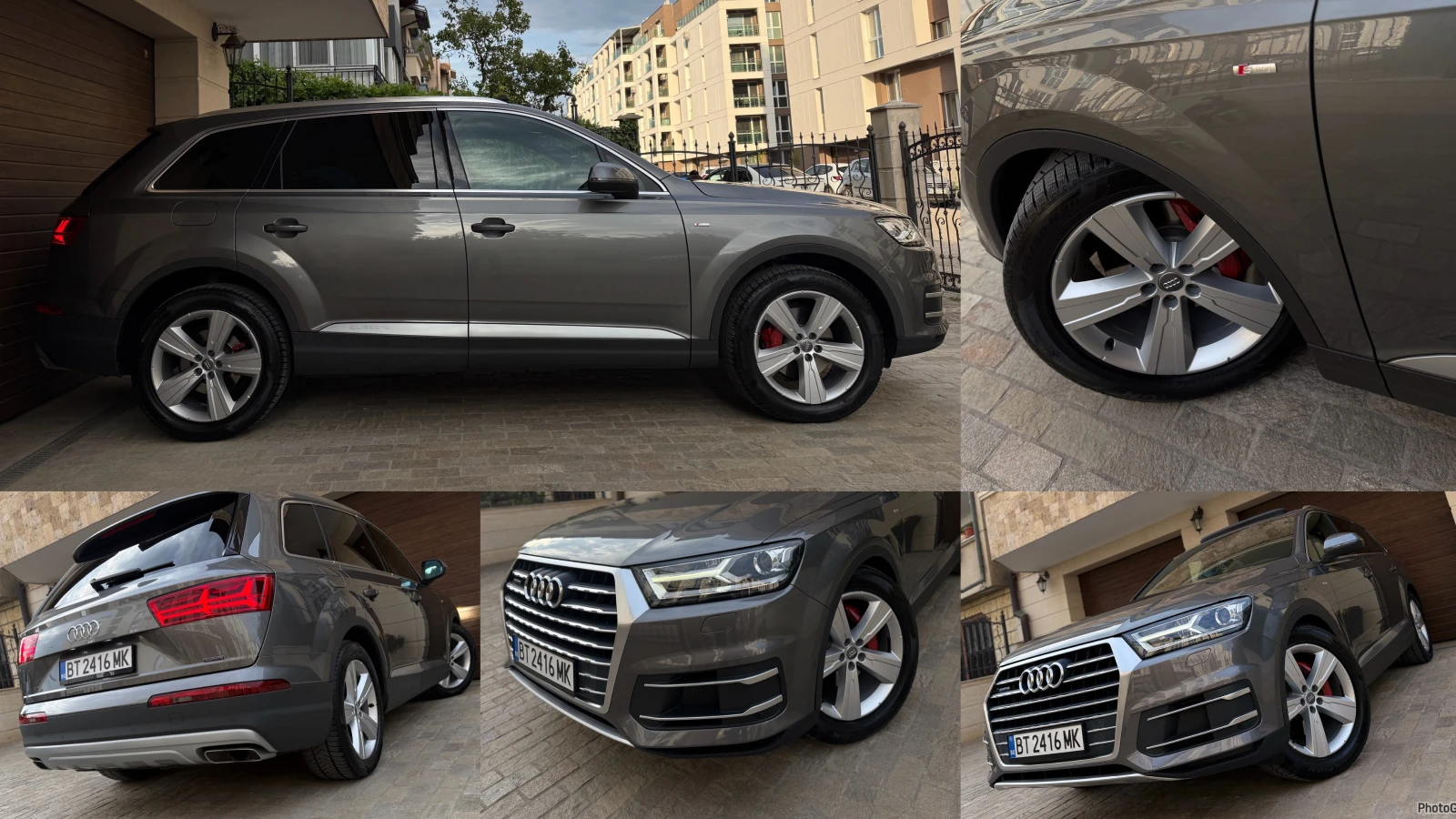Audi Q7 3.0TDI* S-Line* Завиващ Мост* Доказуеми Км* , снимка 16 - Автомобили и джипове - 54775044