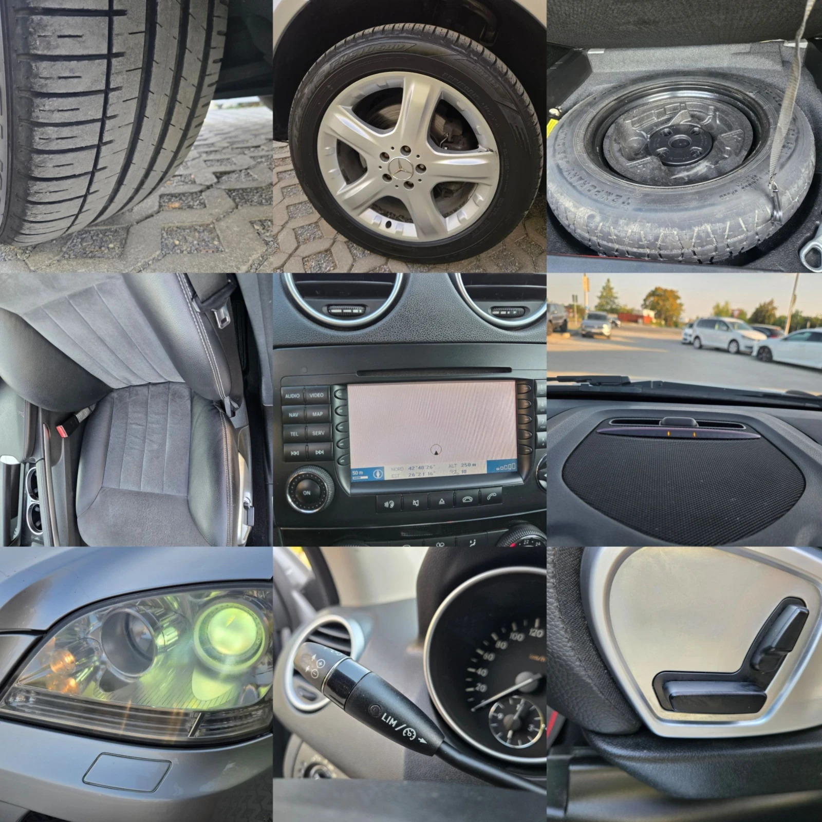 Mercedes-Benz ML 320 3.0CDI-224к= АВТОМАТ= SPORT= АВИ= КСЕНОН= АВТОПИЛО, снимка 17 - Автомобили и джипове - 55657113