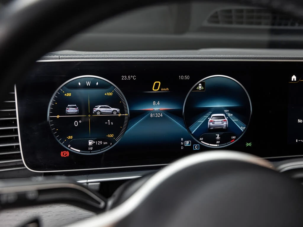 Mercedes-Benz GLE 350 4MATIC/AMG-LINE/FULL-ASSISTS/PANOROOF/BURMESTER, снимка 12 - Автомобили и джипове - 55658537
