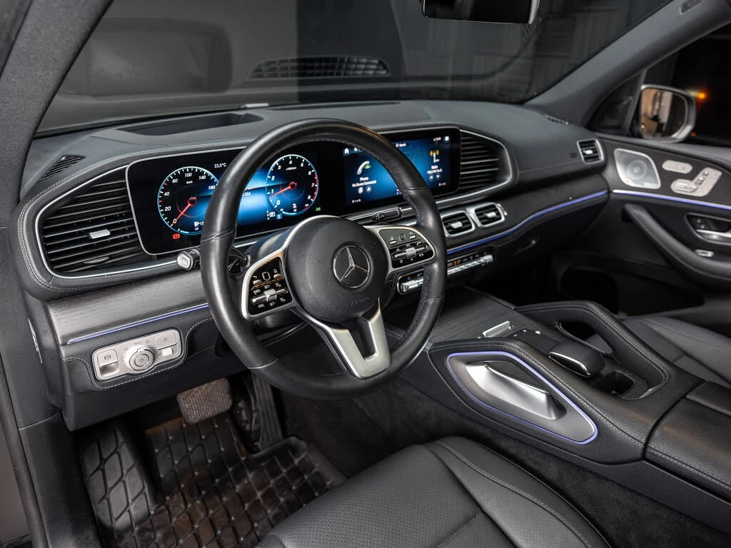 Mercedes-Benz GLE 350 4MATIC/AMG-LINE/FULL-ASSISTS/PANOROOF/BURMESTER, снимка 10 - Автомобили и джипове - 55658537