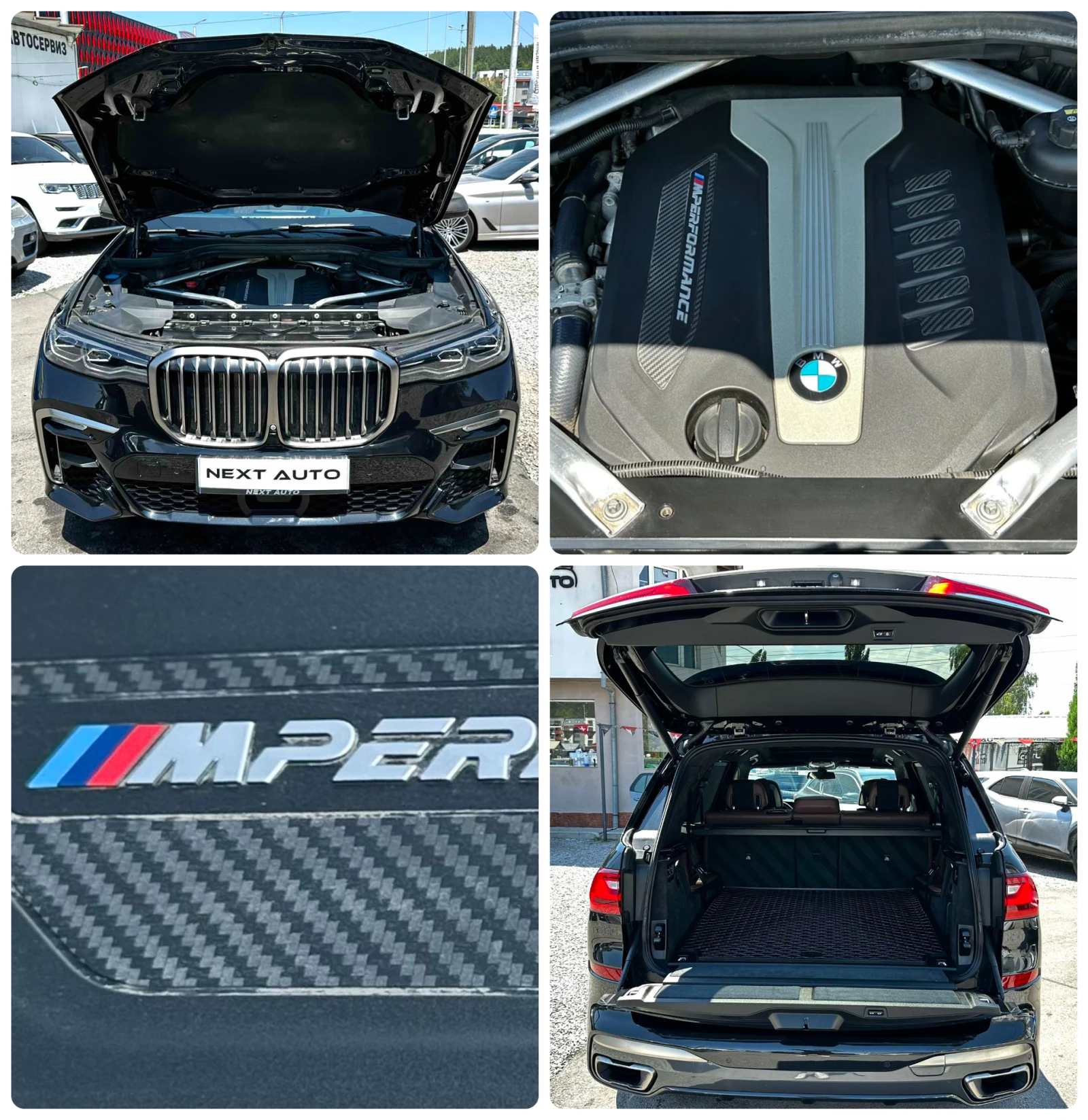 BMW X7 M50D 400HP M INDIVIDUAL HUD B&W MASSAGE TV 360', снимка 14 - Автомобили и джипове - 56105865