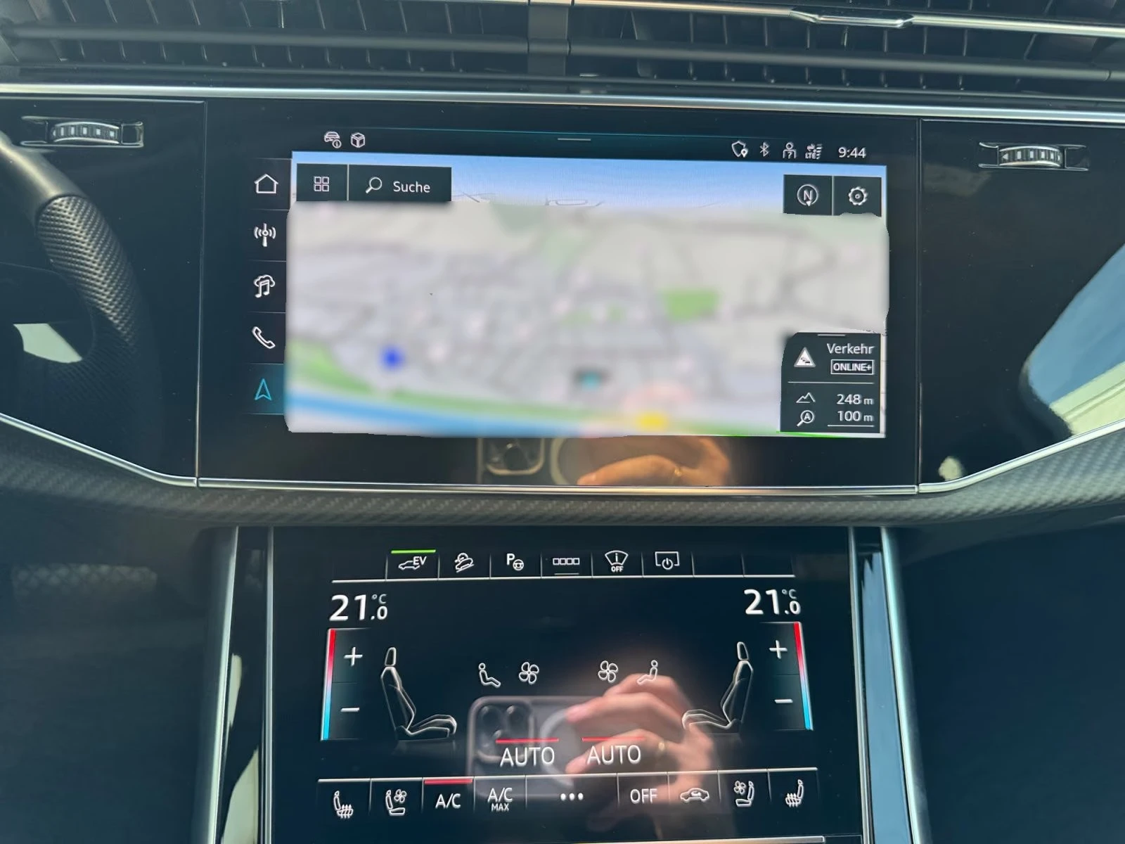 Audi Q7 60 TFSIe/ S-LINE/ BLACK OPTIC/ MATRIX/B&O/ HUD/360, снимка 9 - Автомобили и джипове - 56138268