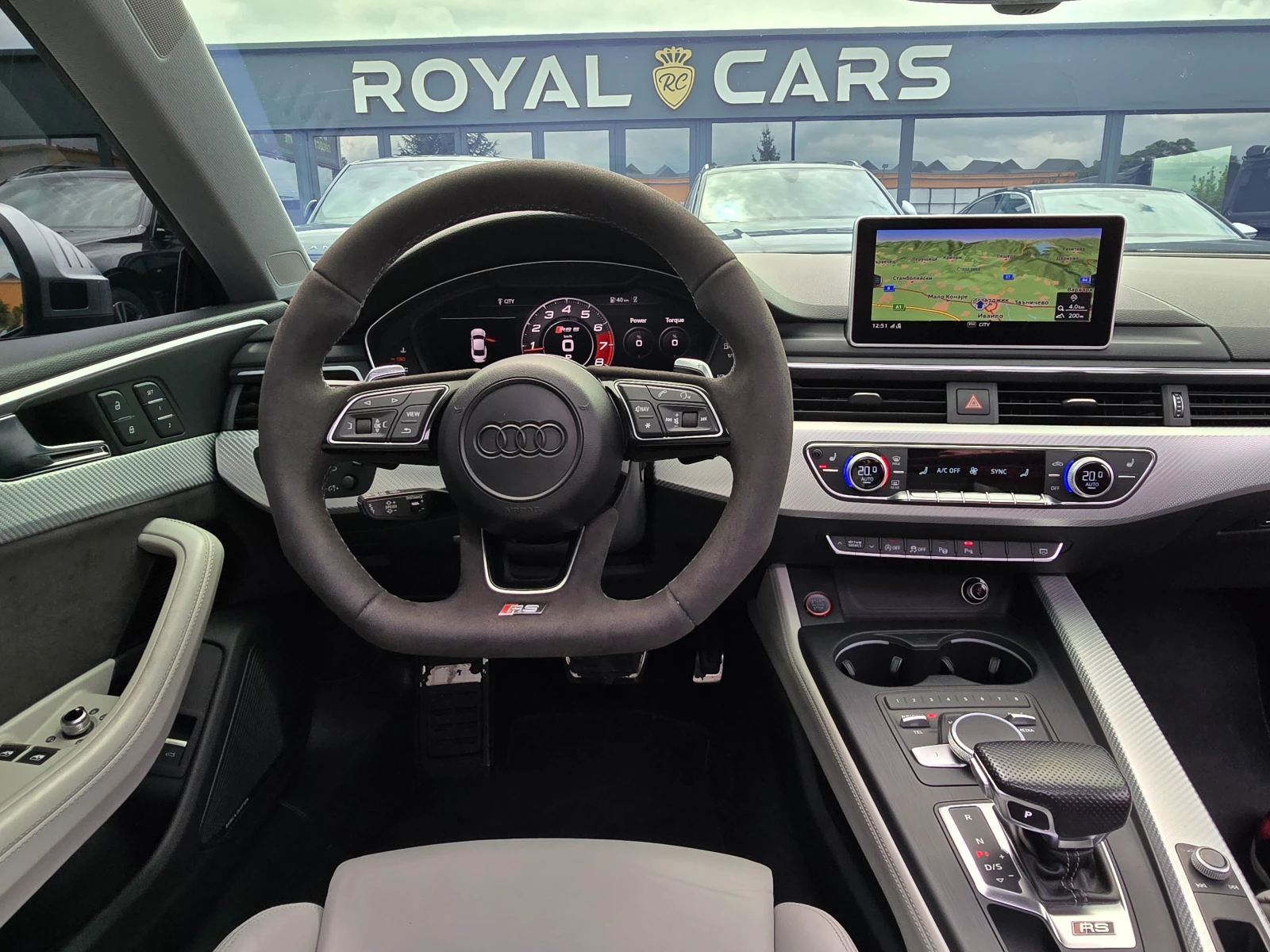 Audi Rs5 RS5* Bang&Olufsen* Pano* Massage* Evropeiska* , снимка 13 - Автомобили и джипове - 54381374