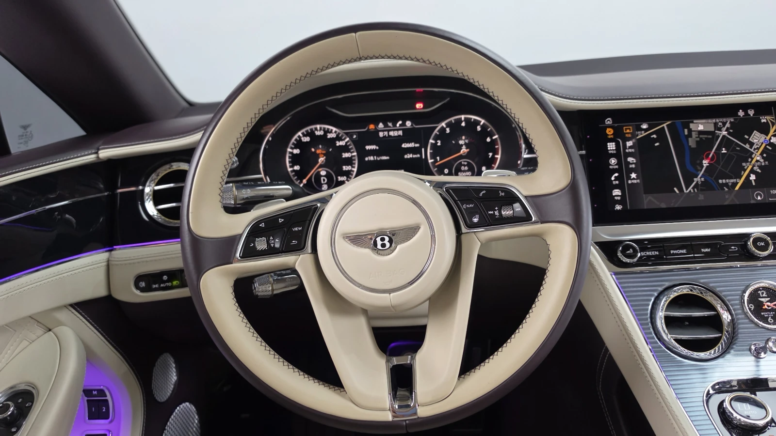 Bentley Continental gt W12* ЕЛ. БАГАЖНИК* BLIND SPOT* HUD* КРАЙНА ЦЕНА, снимка 13 - Автомобили и джипове - 55336480