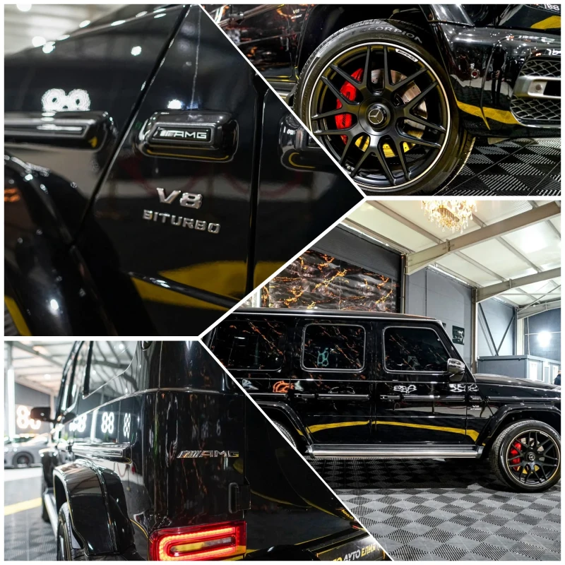 Mercedes-Benz G 63 AMG 4.0 V8 FULL BLACK LINE CARBON ЛИЗИНГ 100% , снимка 17 - Автомобили и джипове - 52730010