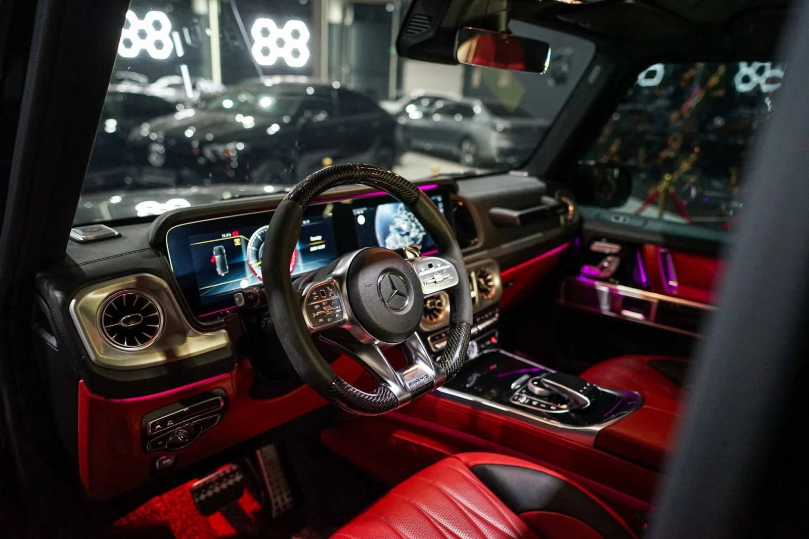 Mercedes-Benz G 63 AMG 4.0 V8 FULL BLACK LINE CARBON  100%  | Mobile.bg   10