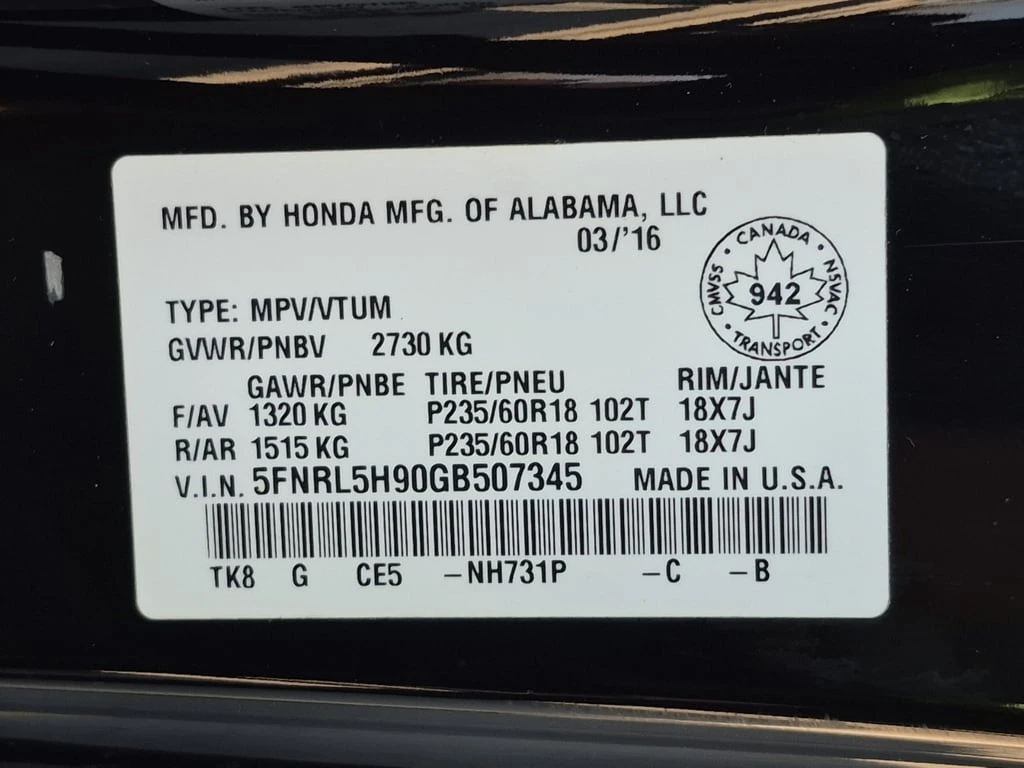 Honda Odyssey * TOURING * CARFAX * БЕЗ ПЪРВОНАЧАЛНА ВНОСКА - изображение 7