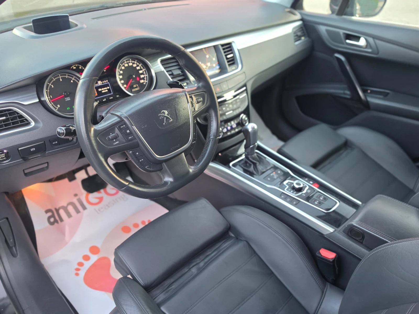 Peugeot 508 2.2GT 204hp * КЛИМАТРОНИК  * КОЖА * НАВИ * ЛИЗИНГ , снимка 14 - Автомобили и джипове - 55465062