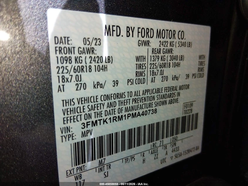 Ford Mustang Mach-E Select, снимка 9 - Автомобили и джипове - 56320070