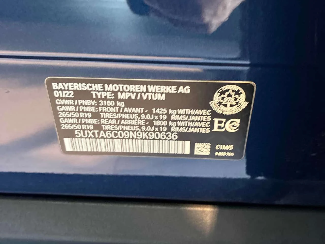 BMW X5 xDrive45e/CARFAX/360 CAM/PANO/ДИСТРОНИК, снимка 16 - Автомобили и джипове - 53841945