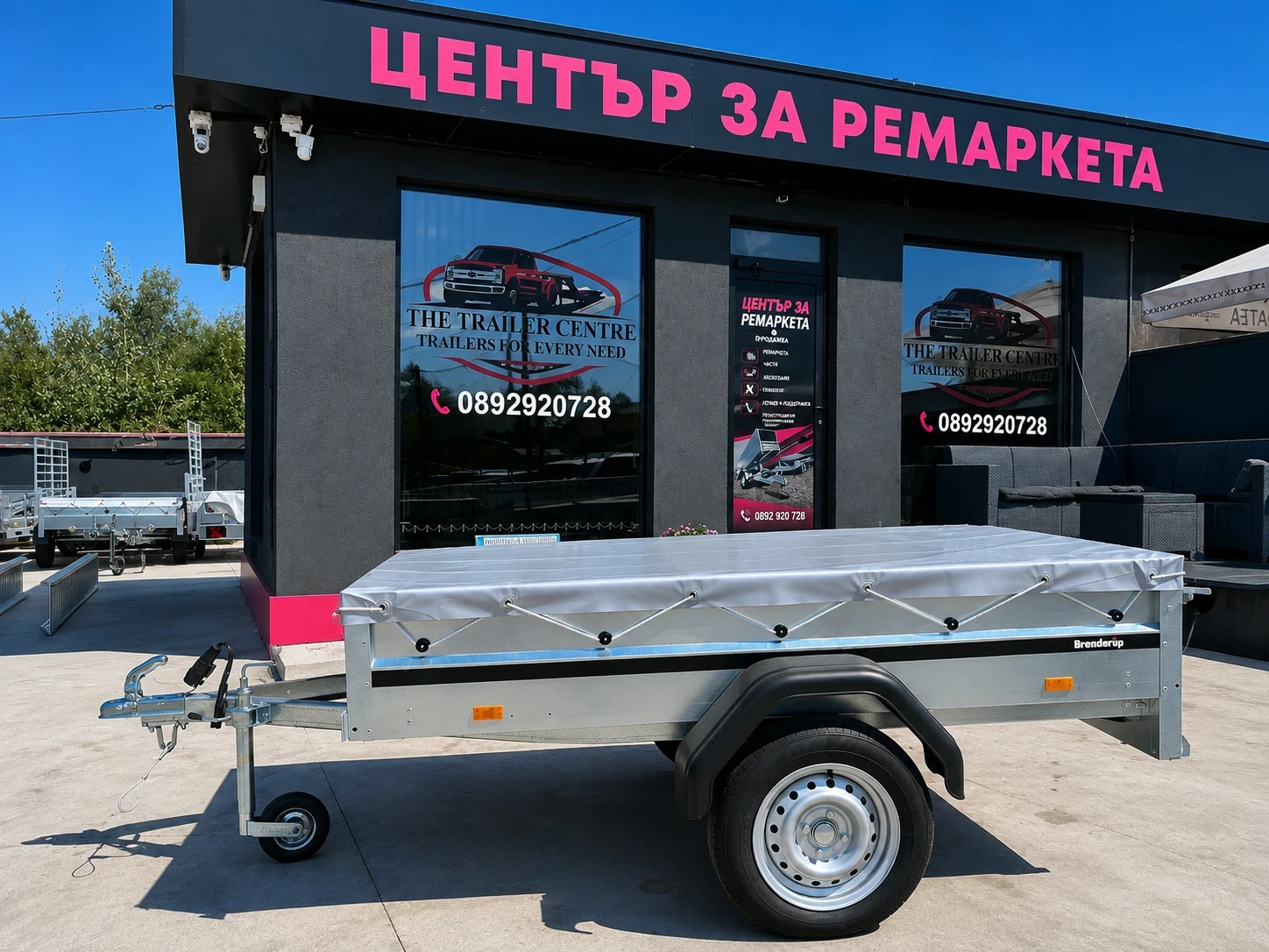 За автомобил Agados Туристическо ремарке BRENDERUP 203x116 , снимка 2 - Ремаркета - 55829079