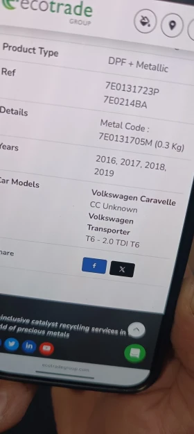 DPF ����������� �� ��� VW Transporter T 6 �� 2015 �� 2019 | Mobile.bg � ����� ������ 5