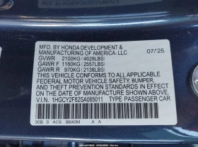 Honda Accord 2l Hybrid Touring, снимка 9