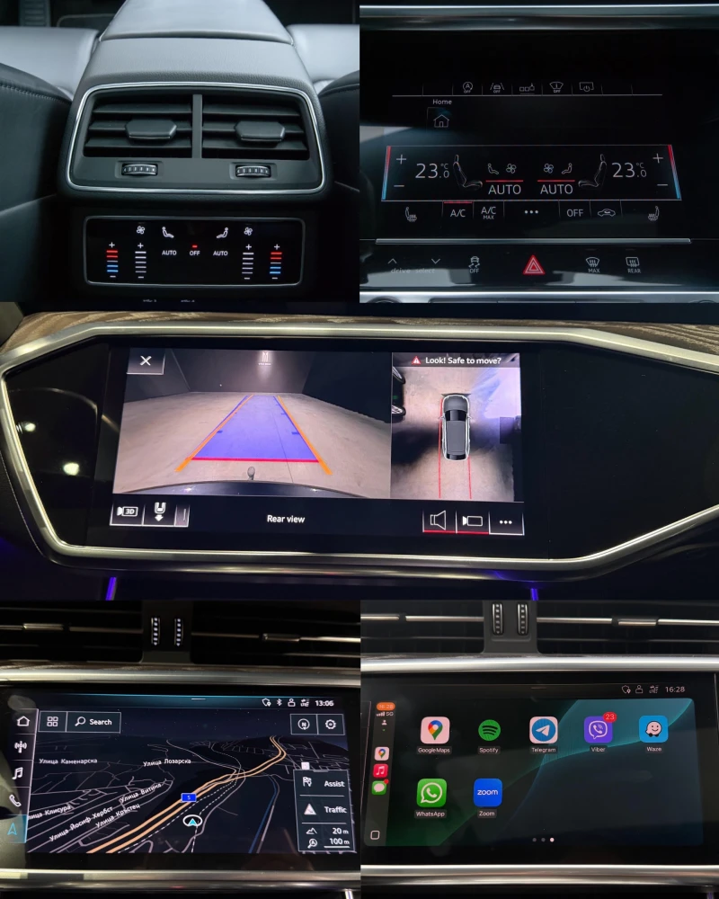 Audi A6 50TDI/Quattro/3* S-Line/B&O/Matrix/Alcantara/360, снимка 10 - Автомобили и джипове - 49772165