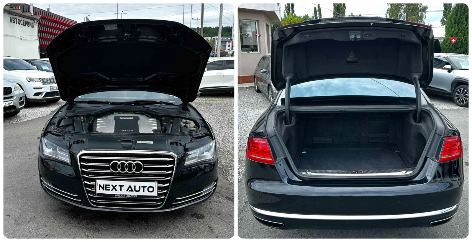 Audi A8 4.2TDI 351HP V8 SOFT CLOSE MASSAGE ОБДУХВАНЕ, снимка 15 - Автомобили и джипове - 55406495