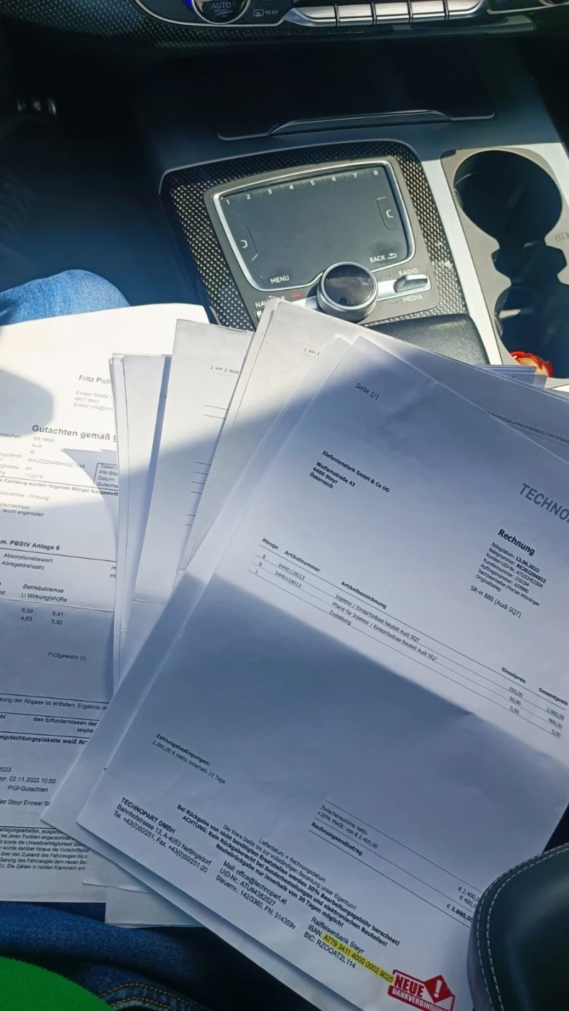 Audi SQ7 4.0, снимка 15 - Автомобили и джипове - 52294189