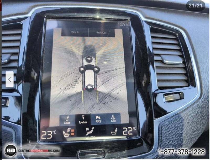 Volvo Xc90 T6* R-DESIGN* PLATINUM* ДИГИТАЛНО* ТАБЛО* , снимка 11 - Автомобили и джипове - 53399765