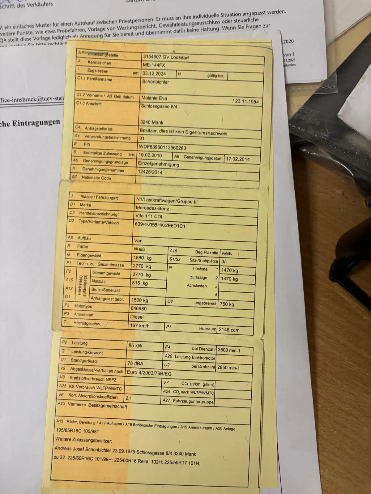 Mercedes-Benz Vito 2.2CDI-111*  - изображение 2