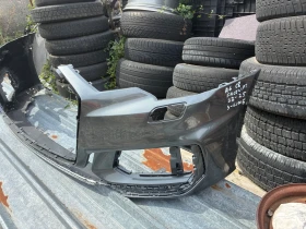 Предна броня Audi A6 C8. Ц8. S-line. 18-25г. Оригинална. 4K0807437F. Ауди А6.  Код на боята. LZ7S. , снимка 3