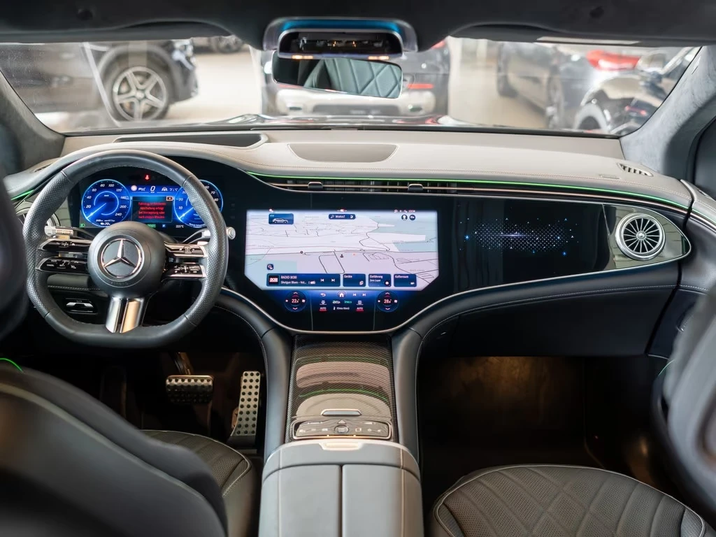 Mercedes-Benz EQS 580 AMG/SUV/4M/HYPERSCREEN/CARBON/BURM/PANO/TV/, снимка 9 - Автомобили и джипове - 53996333