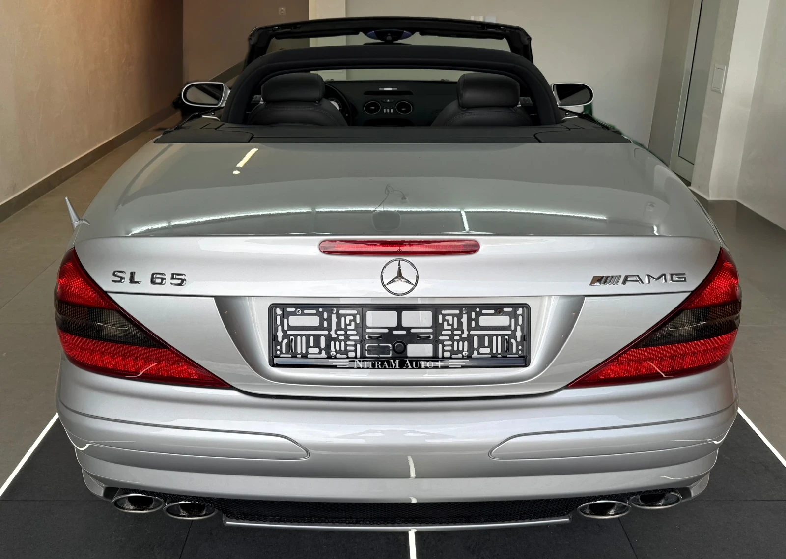 Mercedes-Benz SL 65 AMG V12Biturbo/612hp/Bose/1of900, снимка 14 - Автомобили и джипове - 54857297