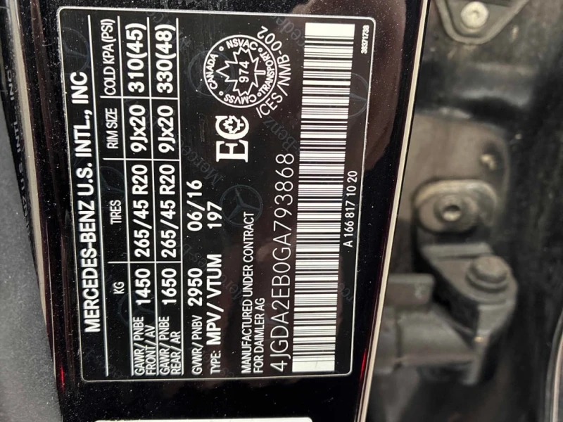 Mercedes-Benz GLE 350d  CARFAX, снимка 10 - Автомобили и джипове - 52553651