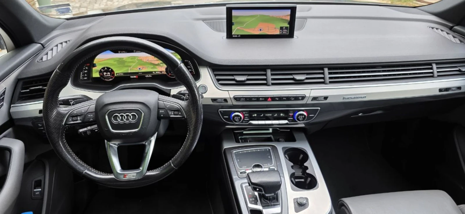 Audi Q7 3.0 TDI-S-Line-6+ 1-Panorama-Camera-272hp, снимка 13 - Автомобили и джипове - 54574389