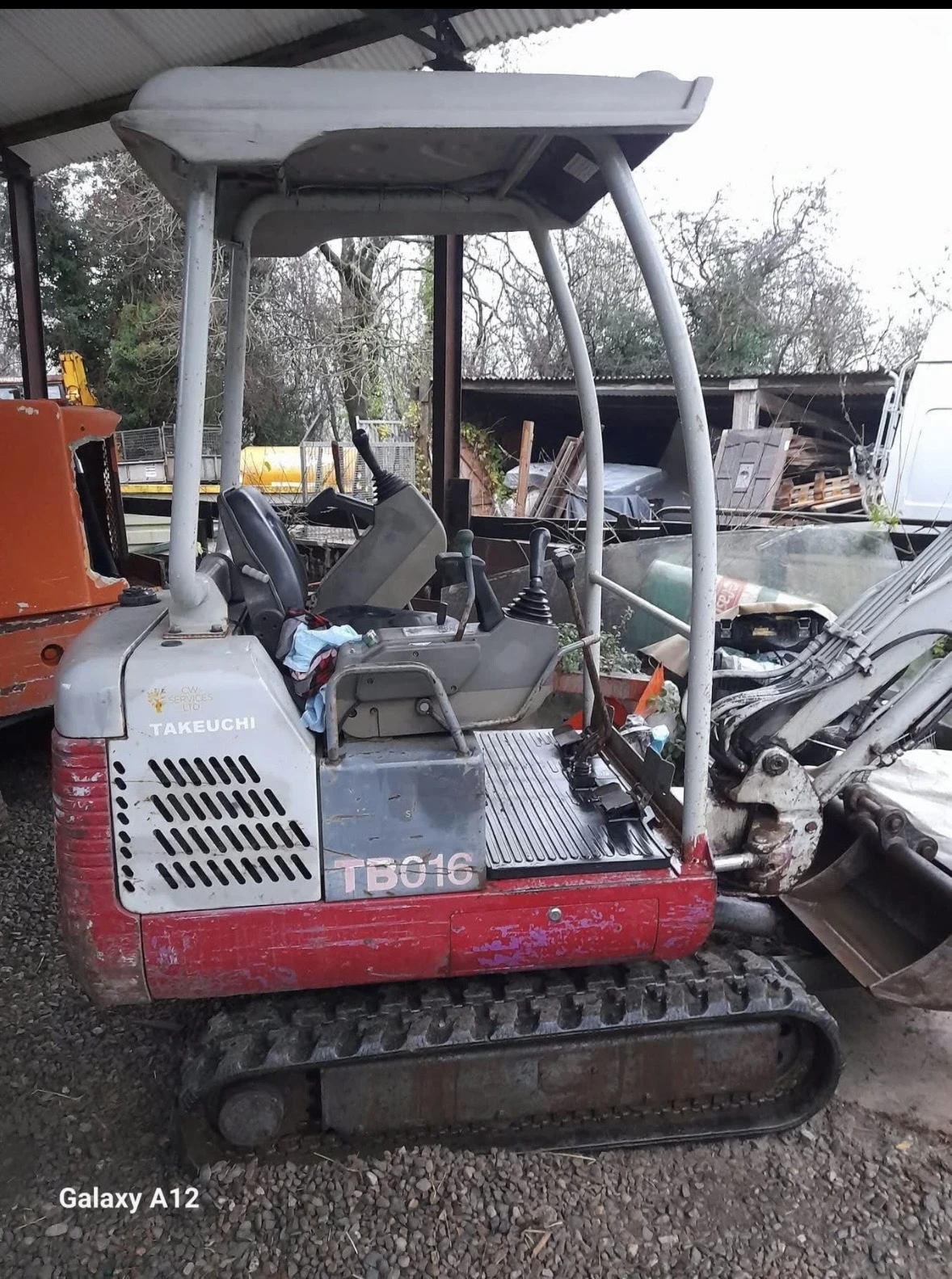 Багер Takeuchi ТВ016, снимка 1