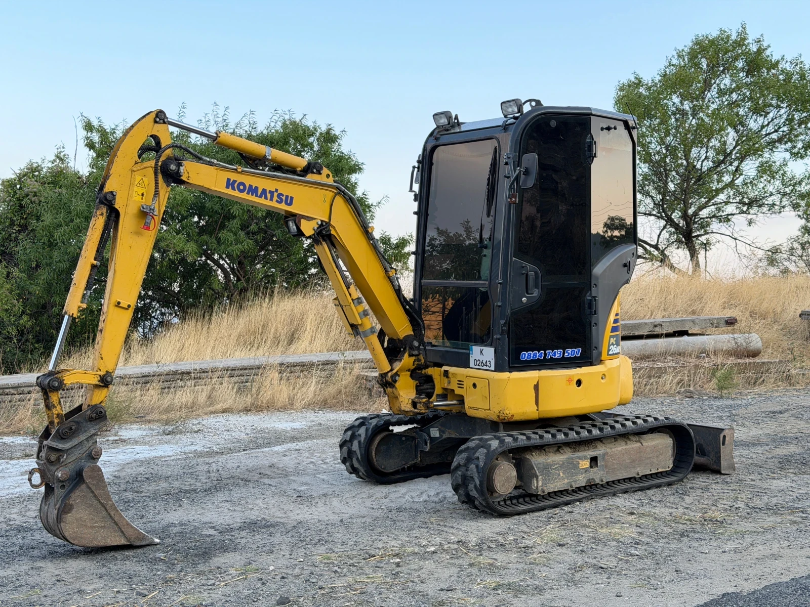 Багер Komatsu Pc26mr-5, снимка 2 - Индустриална техника - 55849088