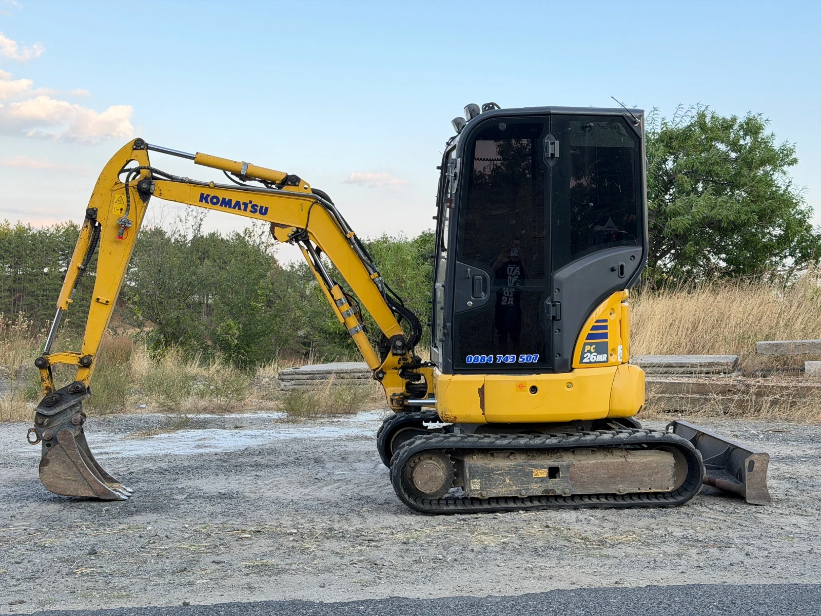Багер Komatsu Pc26mr-5, снимка 4 - Индустриална техника - 55849088