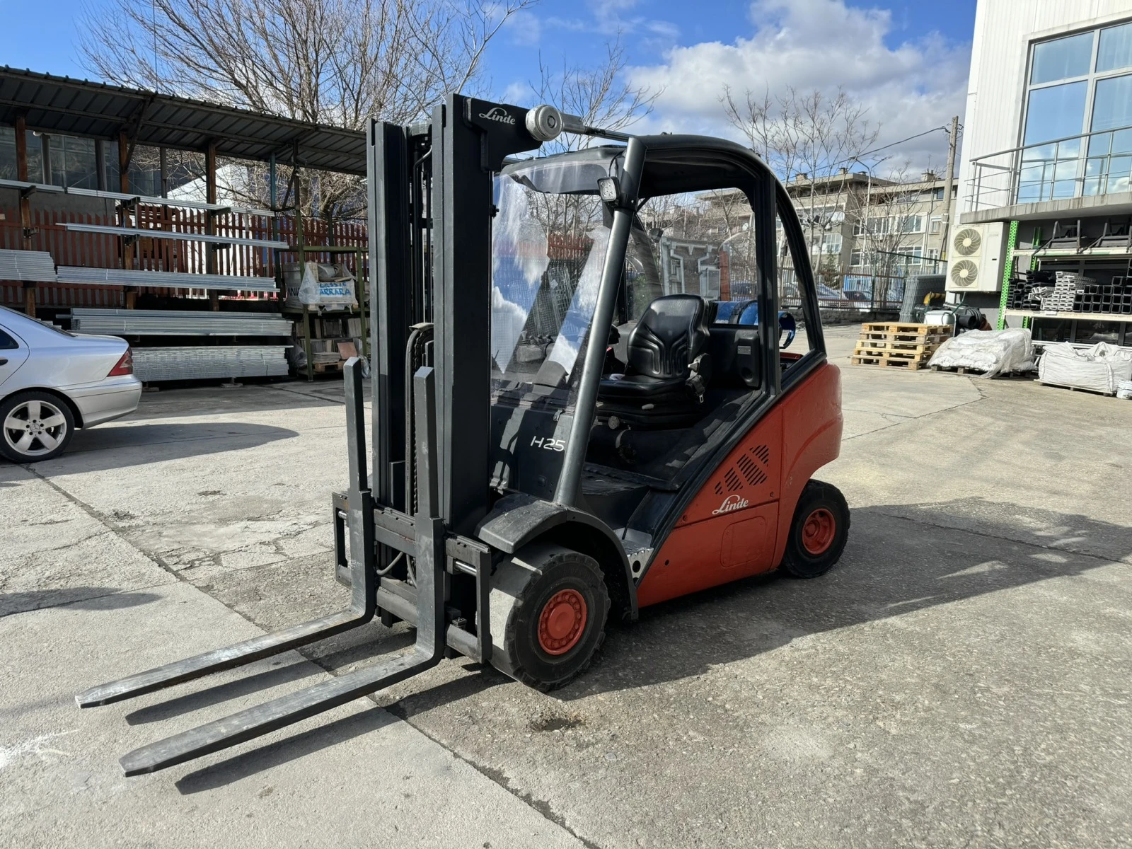 Мотокар Linde LPG, снимка 1