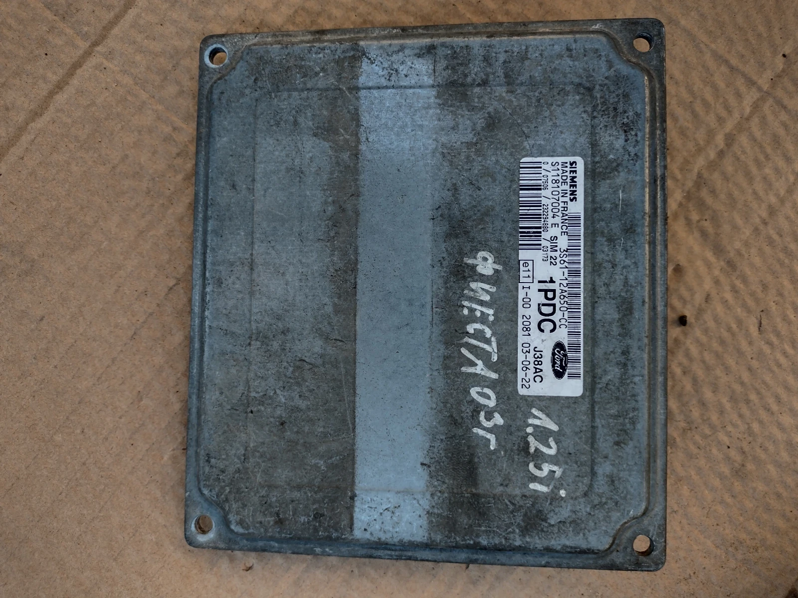 3S61-12A650-CC �������� �������� �� FORD FIESTA 1.25i  Siemens S118107004 E | Mobile.bg � ����������� 1