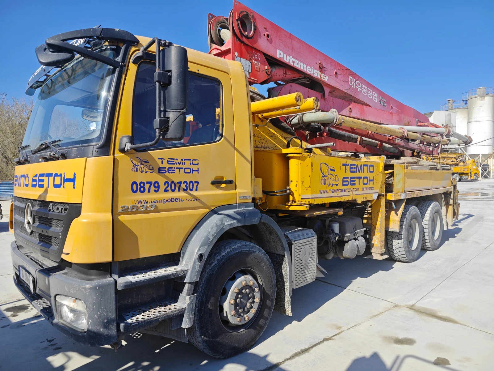 Бетон миксер Mercedes ATEGO 2633, снимка 2 - Индустриална техника - 53986858