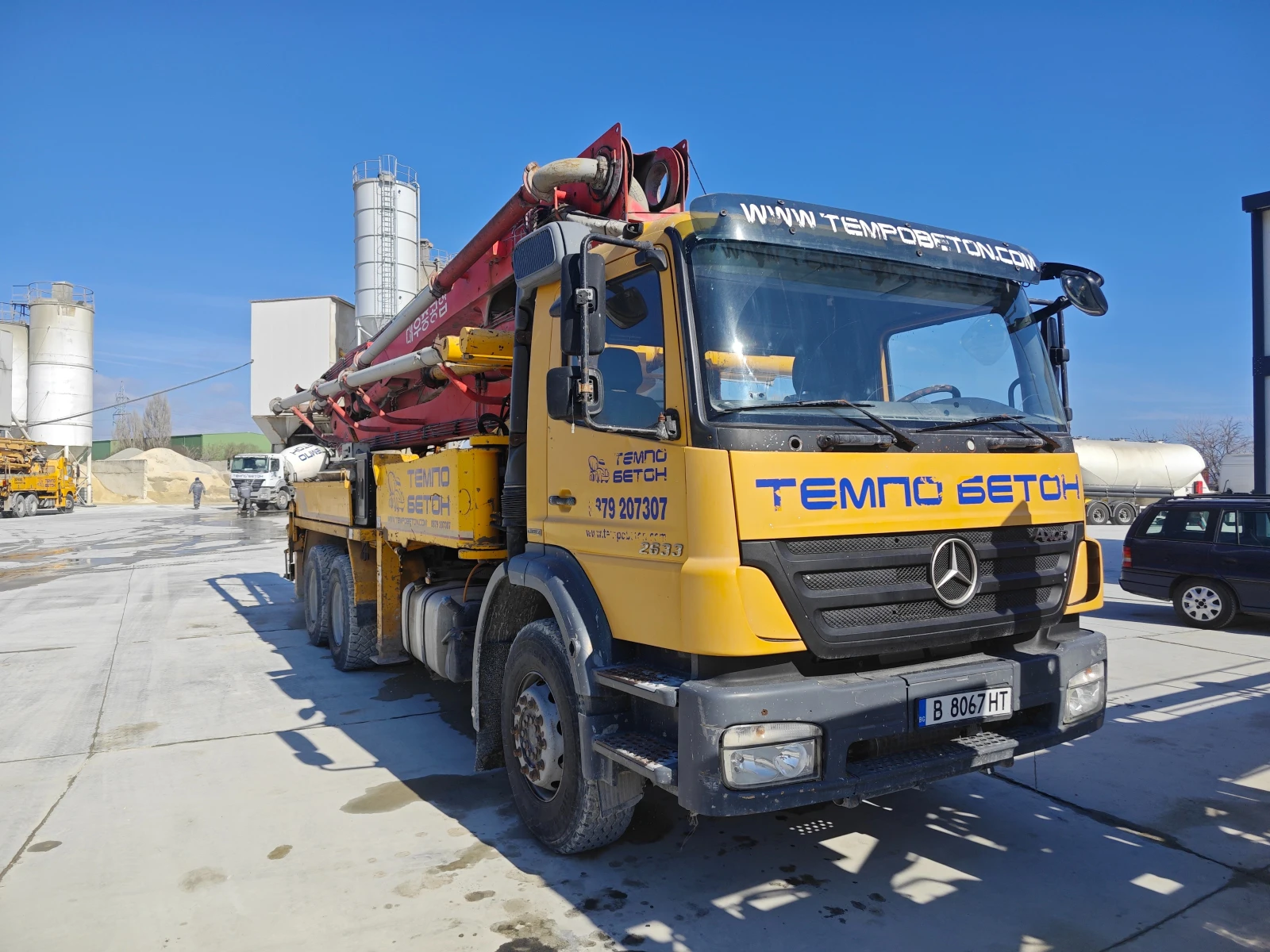 Бетон миксер Mercedes ATEGO 2633