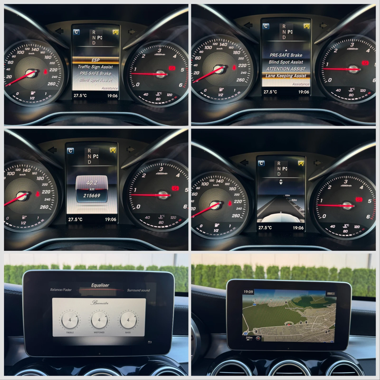 Mercedes-Benz C 250 d 4Matic* AMG* 7G-Tronic* Burmester* ���������!!! | Mobile.bg � ����������� 16
