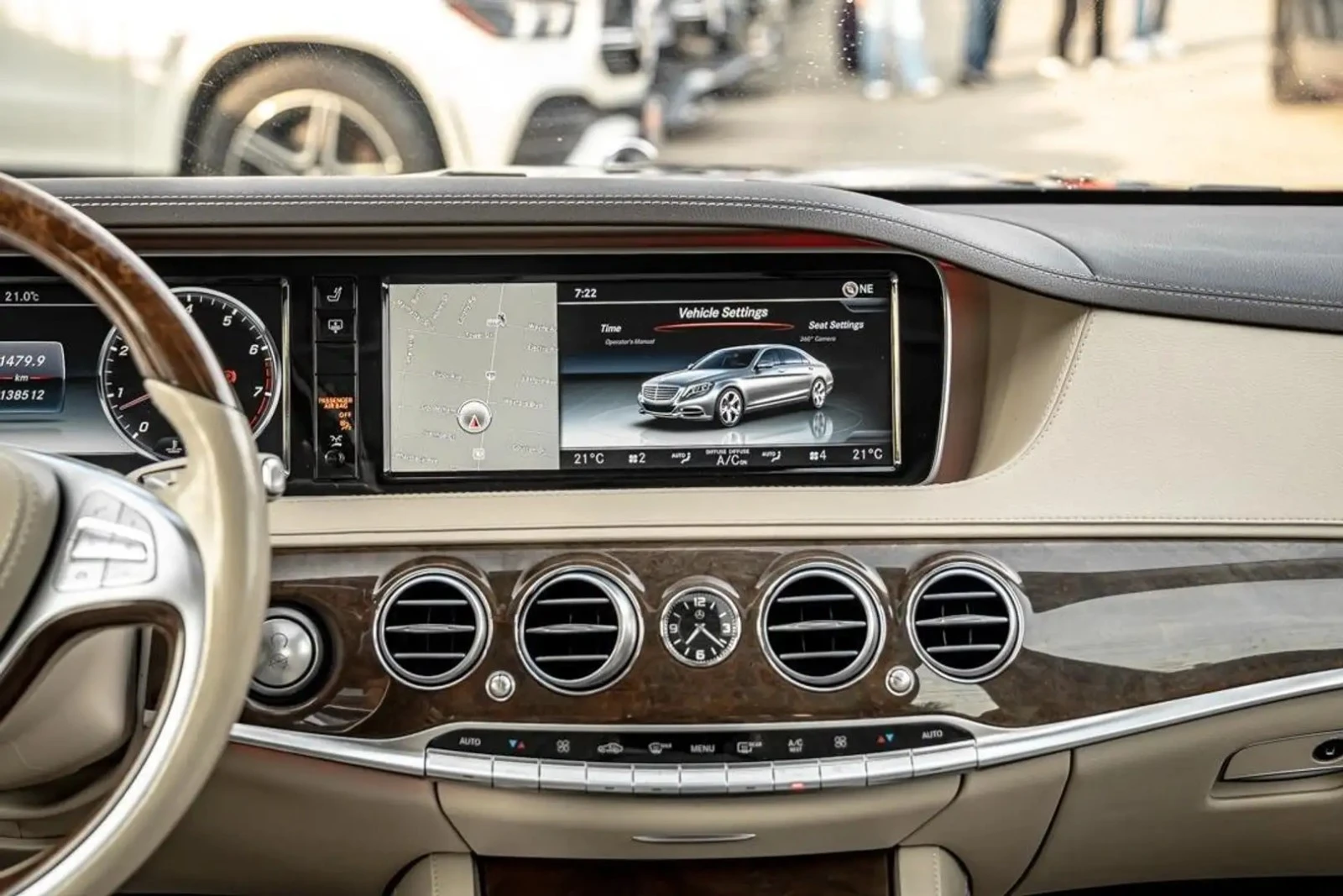 Mercedes-Benz S 550 4MATIC AMG* HUD* МАСАЖИ* , снимка 15 - Автомобили и джипове - 55584347