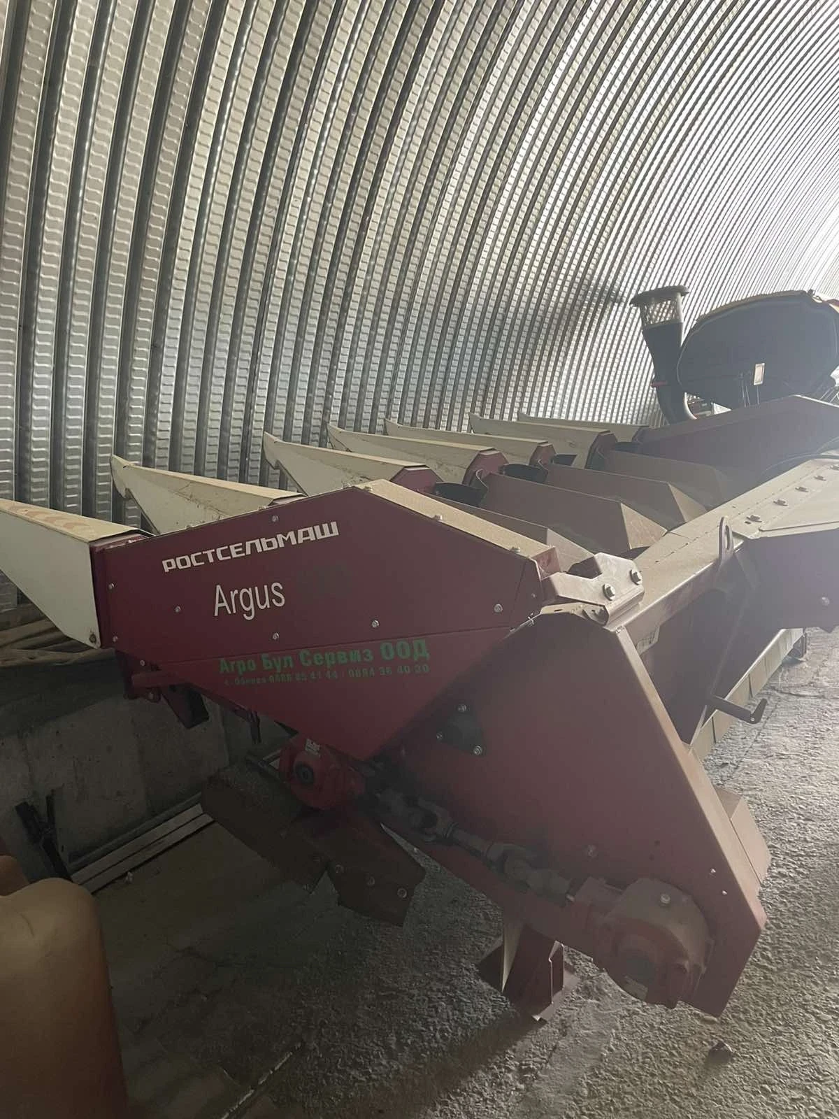 Хедер Други Ростселмаш Argus 670, снимка 4 - Селскостопанска техника - 55747744