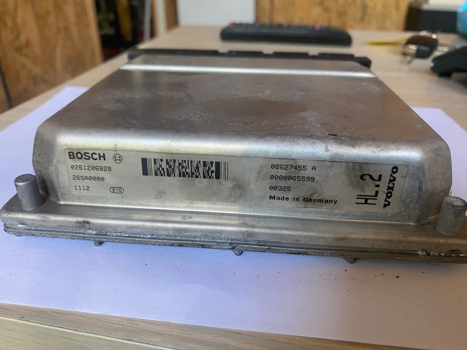   Volvo V70 Engine ECU 0261206828 / 26SA0000 / 08627455A / 0000065599 / HL.2 | Mobile.bg   1