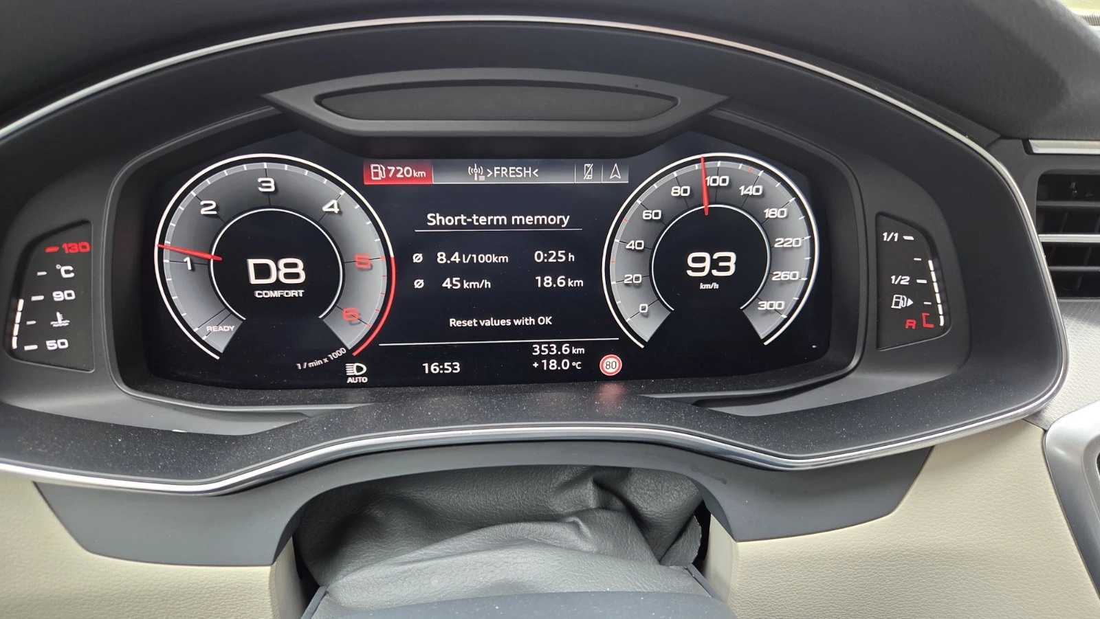 Audi A6 50 TDi/286 /QUATTRO/S-LINЕ/LED/АВТОМАТИК/КОЖА, снимка 9 - Автомобили и джипове - 53893959