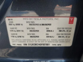 Tesla Model X 60D/70D/75D/90D/P100D, снимка 9