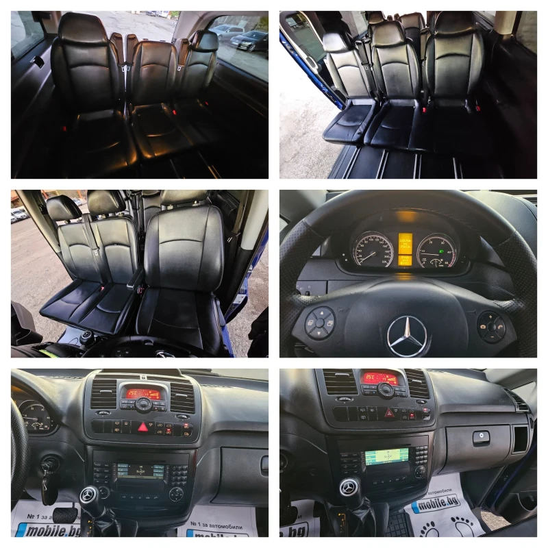 Mercedes-Benz Vito 2.2cdi 116 automat 8+ 1 long 163ps navi koja 4x4, снимка 15 - Бусове и автобуси - 47993562