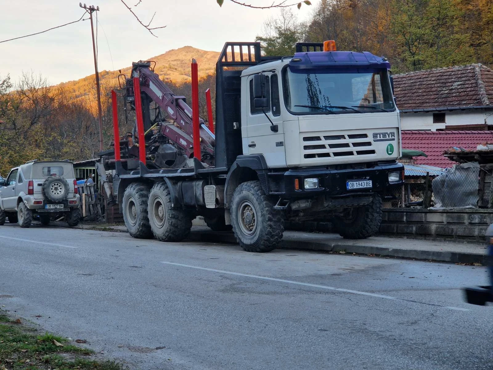 Steyr 33s37 6x6 с ретардер