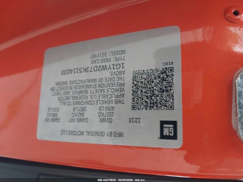 Chevrolet Corvette Grand Sport 1LT, снимка 9 - Автомобили и джипове - 53542932