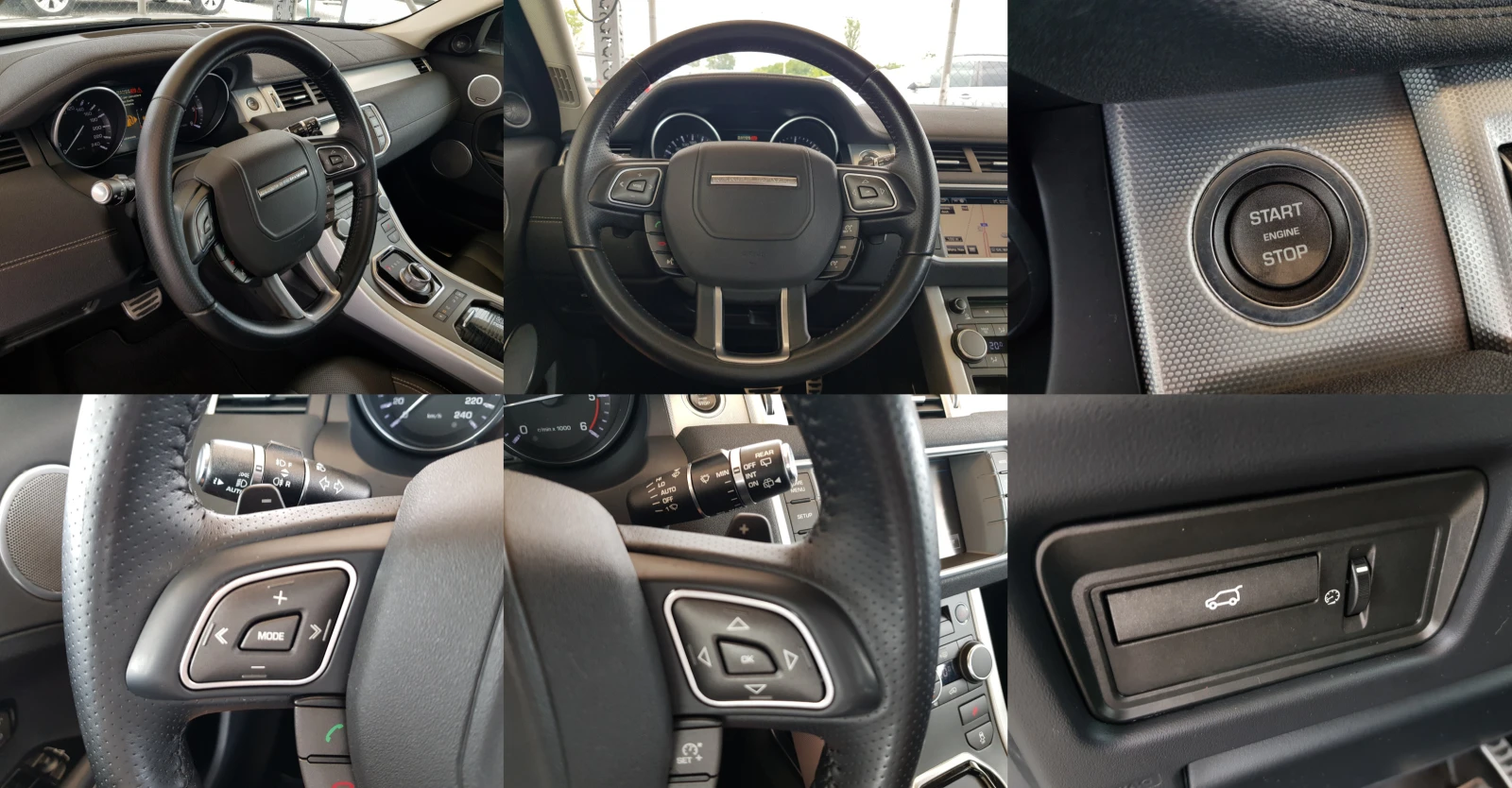 Land Rover Range Rover Evoque КУПЕ/MERIDIAN/ПАНОРАМА 2.2-150к.с.АВТОМАТИК ЛИЗИНГ, снимка 12 - Автомобили и джипове - 55035000