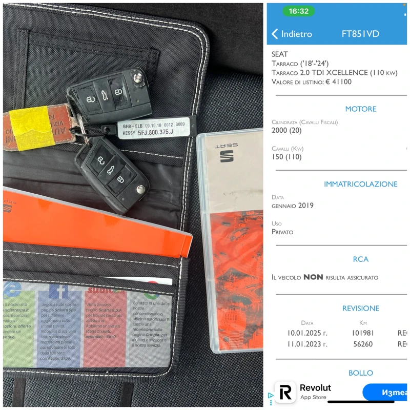 Seat Tarraco EXCELLENCE PANO FULL LED CAMERA DISTR KEY LESS6+ 1, снимка 17 - Автомобили и джипове - 52334475