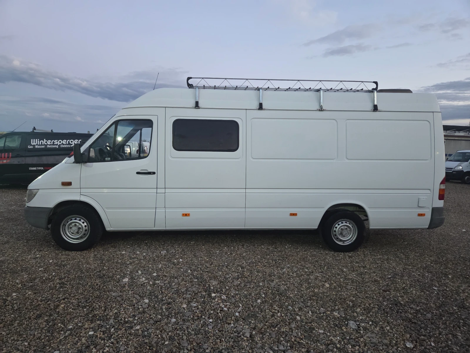 Mercedes-Benz Sprinter 313 313CDI климатик, люк топ , снимка 4 - Бусове и автобуси - 55255500