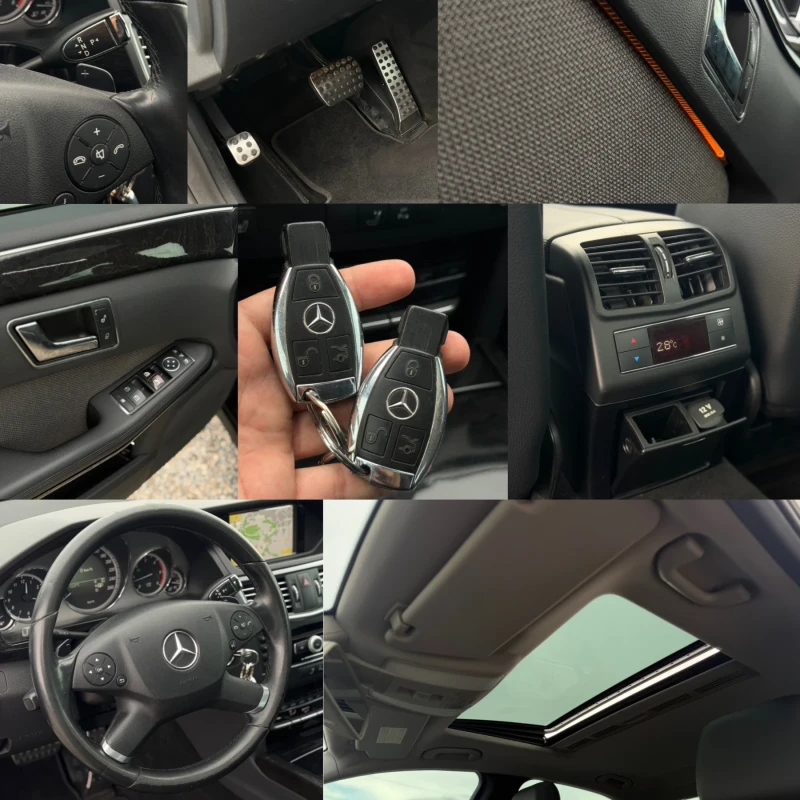 Mercedes-Benz E 350 3.5CDI 265кс AVANTGARDE НАВИ ШИБИДАХ ПОДГРЕВ , снимка 17 - Автомобили и джипове - 53508503