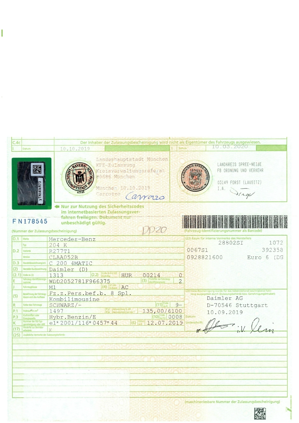 Mercedes-Benz C 200 4 MATIC  EQ hibrid | Mobile.bg � ����������� 16