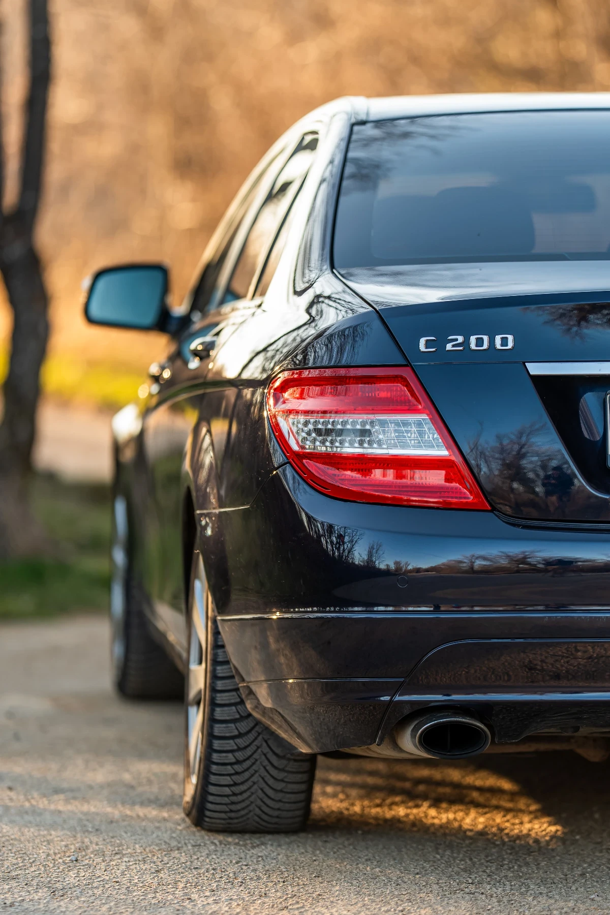 Mercedes-Benz C 200 Kompressor , Автоматик BiXenon Газ/Бензи, снимка 3 - Автомобили и джипове - 53870806